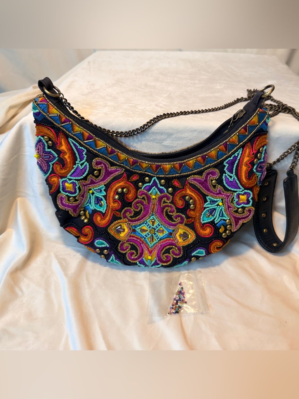 mary frances majorca crossbody handbag